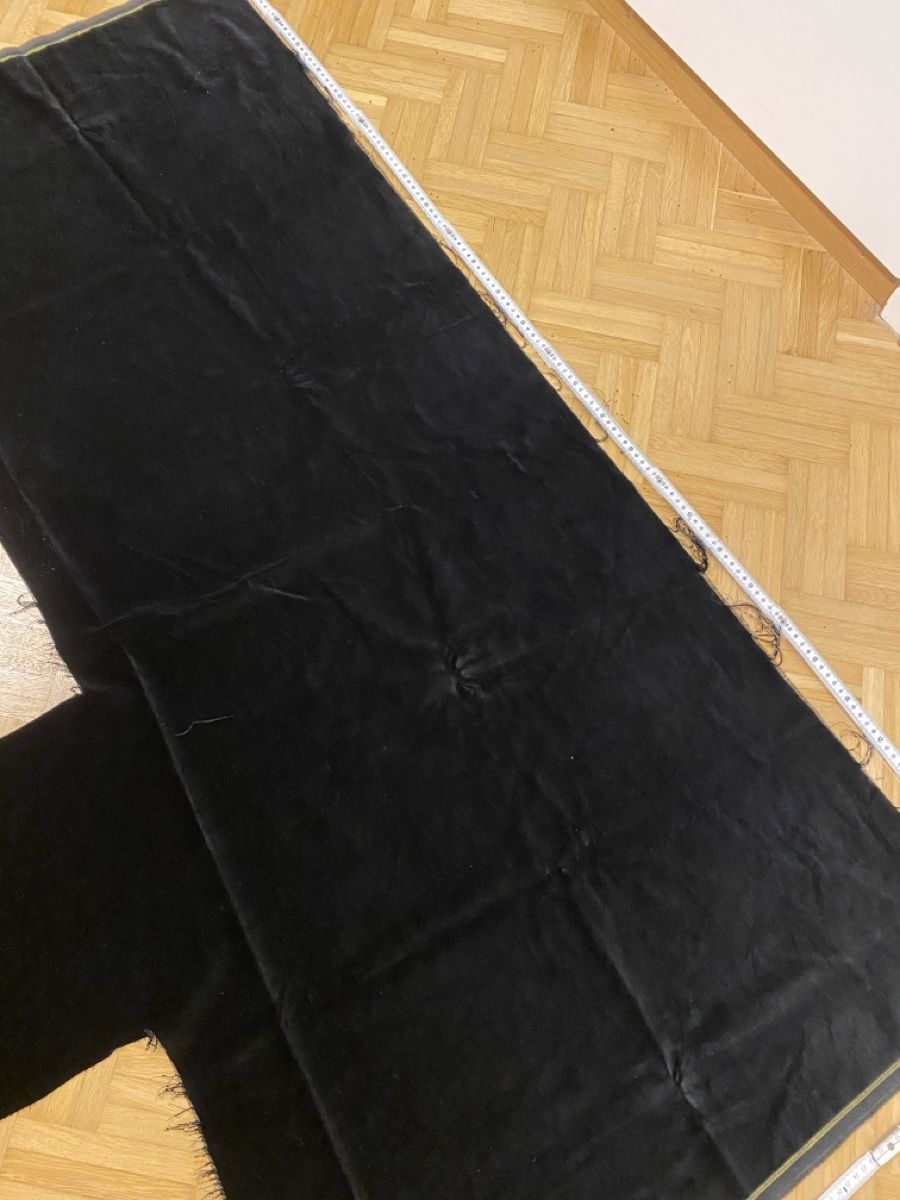 Stoffe: Jetzt noch !!! 2 Stoffe: Schwarzer Samt / Taft Stoff 👗 – Neu (gemäss Beschreibung) aus Flawil von sonnengeist 6