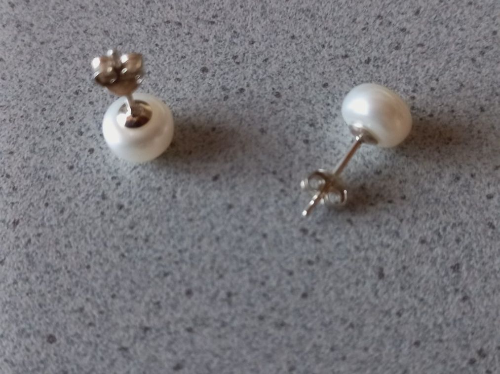 Orecchini pendenti & Orecchini a lobo: Perlen Ohrstecker Silber 925 – Nuovo e nell'imballaggio originale da Winistorf venduto da acreativ4 2