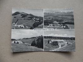 Karte Weissenstein SO Solothurn 1960 Restaurant Sennhaus
