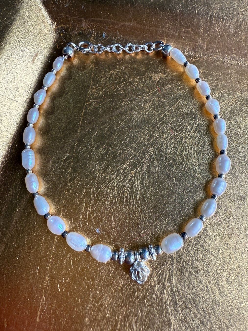 Bracciali & Braccialetti: 925 Silber Perlenarmband – Nuovo e nell'imballaggio originale da Maienfeld venduto da Cmicky 1