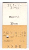 Billette Hergiswil - Stans