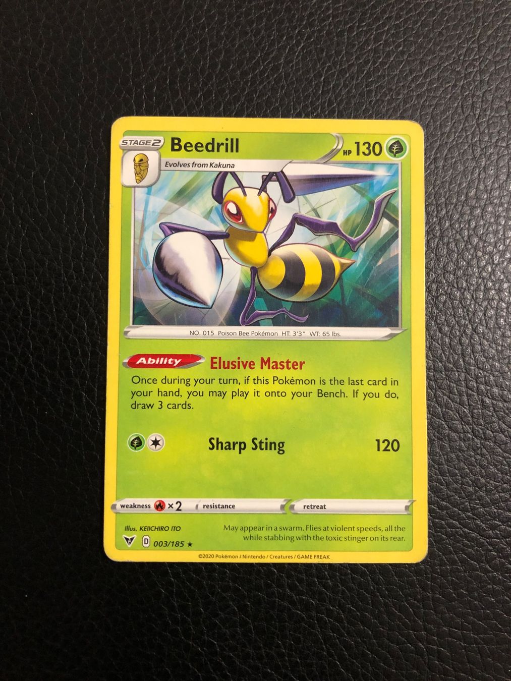 Pokémon Carte collezionabili: 2020 Vivid Voltage Beedrill 3/185 Ab 1 – Usato da Paradiso venduto da Pkmn10