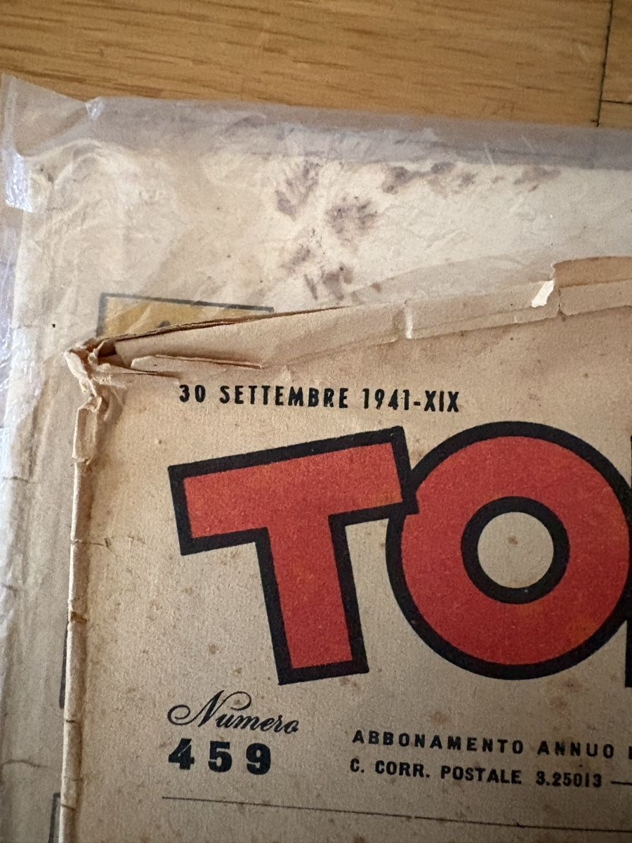 Fumetti: Giornale TOPOLINO - 1941 – Usato da Massagno venduto da ZeMa 1