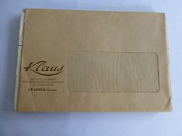 Le Locle, Chocolatfabrik Klaus, Lieferschein Umschlag 1956