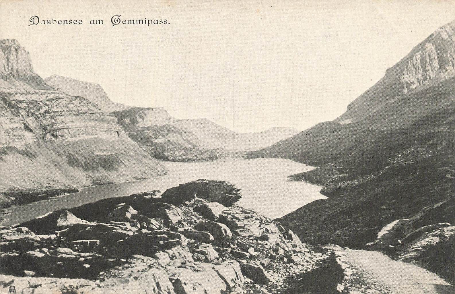 Cartoline postali: Daubensee am gemmipass – Usato da Biasca venduto da Blenio71