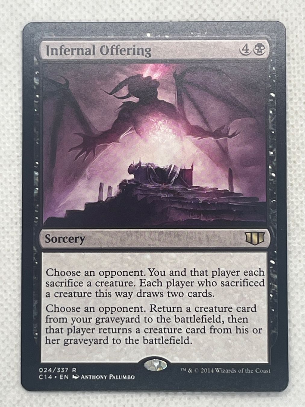 Magic The Gathering Carte collezionabili: MTG Infernal Offering C14 024 Englisch Rare – Usato da Hinterkappelen venduto da Kim1992