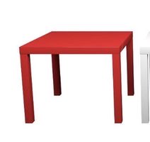 Table basse ikea lack rouge opaque 