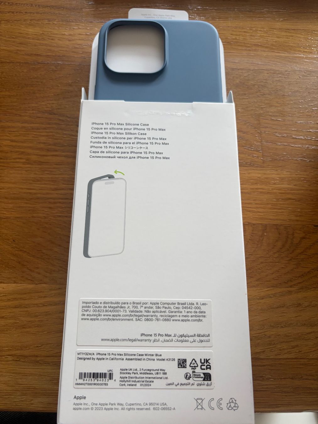 Apple Covers & Schutzfolien: iPhone 15 Pro Max Silikon Case Winter Blue – Neu (gemäss Beschreibung) aus Allschwil von KShing 5