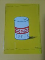 AK SBB Werbung 2002 Plakatkarte Oelfass