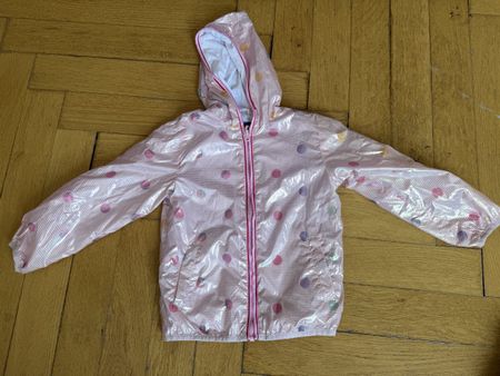 Kinder Regenjacke Rosa Pink Grösse 110/116