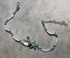 Bracelet perles et étoile de mer