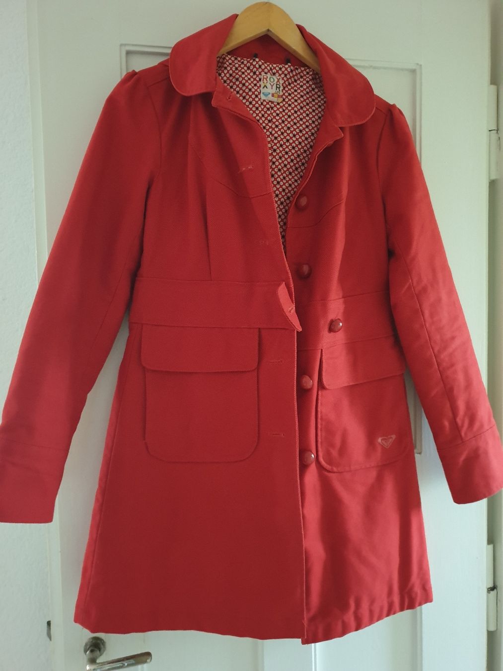 Roxy Cappotti: Mantel, rot, Roxy, S – Usato da Bern venduto da _Simone_