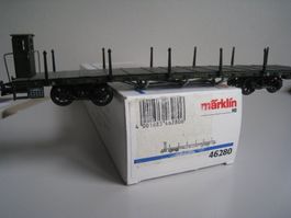 Märklin Flachwagen mit hohem Bremserhaus 46280