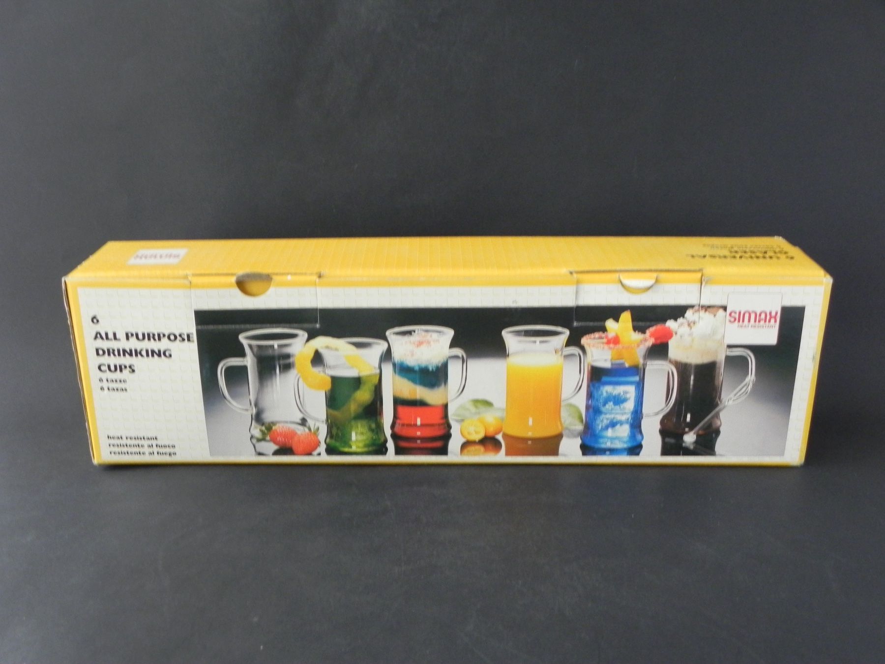 Gläser: 6 Stück SIMAX - Nostalgie Gläser - hitzebeständig – Neu und originalverpackt aus Zürich von LodgE-21 1
