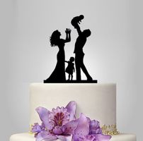 NEUER Torten Topper Hochzeitstorte Paar & Kids - 2021053