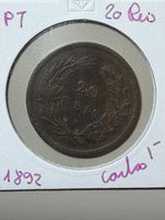 Portugal - 20 Reis - 1892 - Carlos 1er 