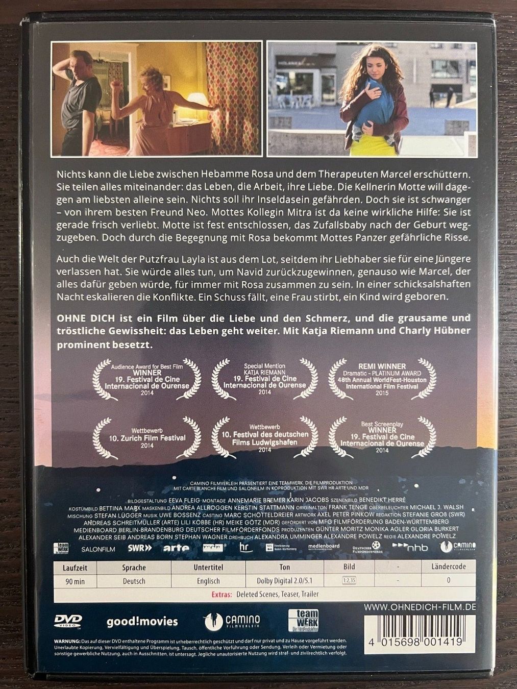 Tutti i DVDs: Ohne Dich – Usato da Zürich venduto da FilmFreunde 1