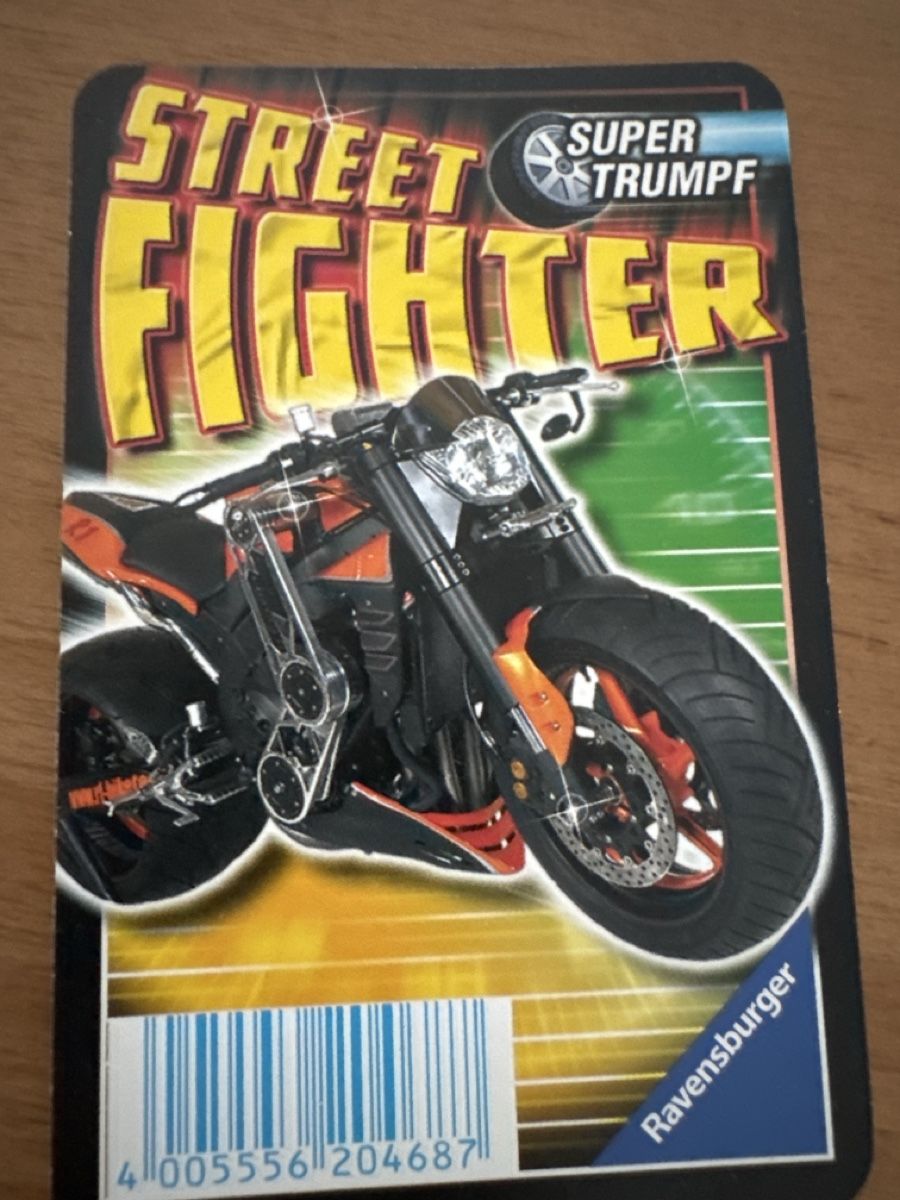 Giochi: Super Trumpf Streetfighter Karten   Quartett  – Usato da Zürich venduto da Smarties13 1