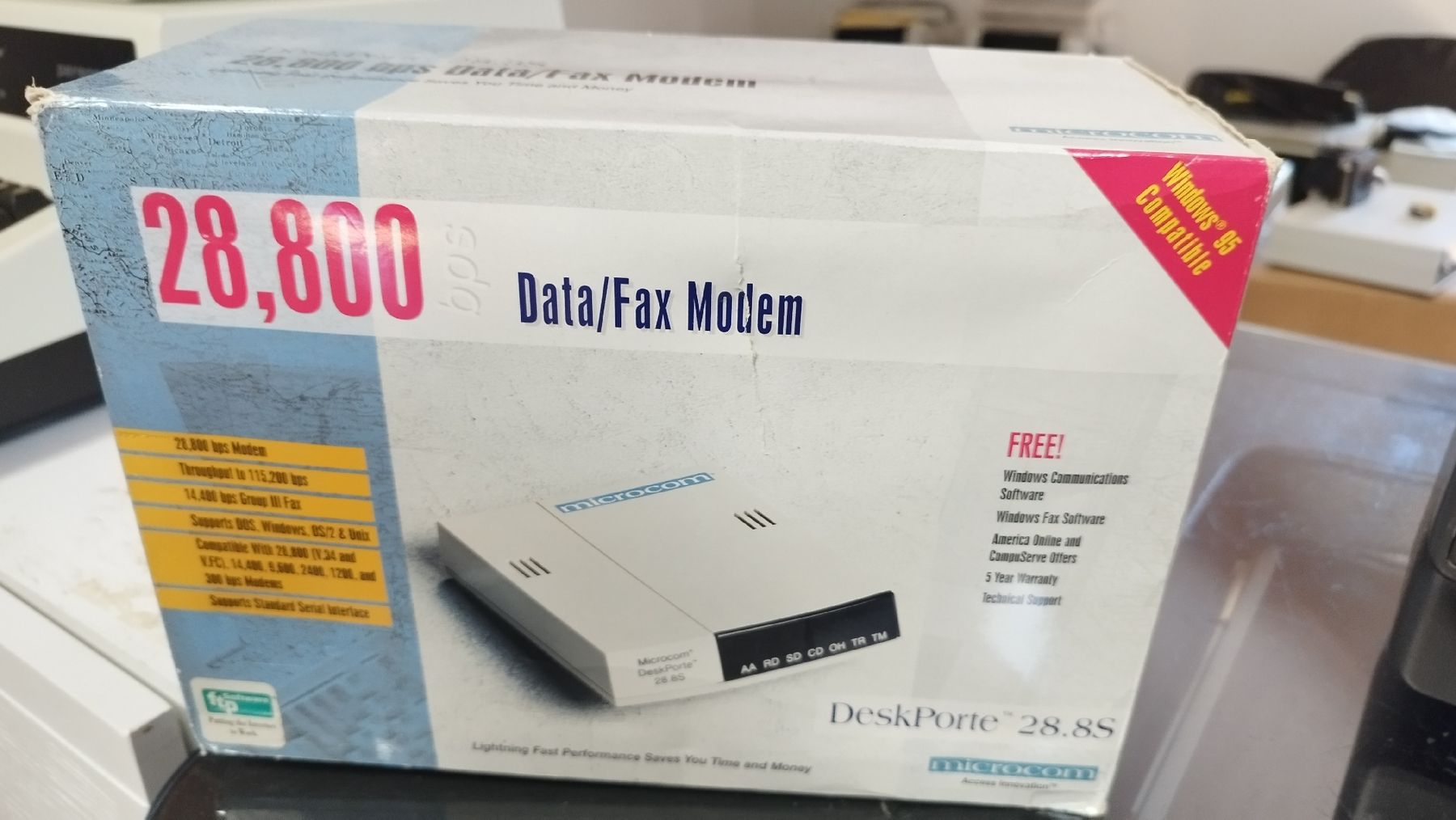 PCs: Retro Data/Fax modem 28,800 – Gebraucht aus Domdidier von look80486