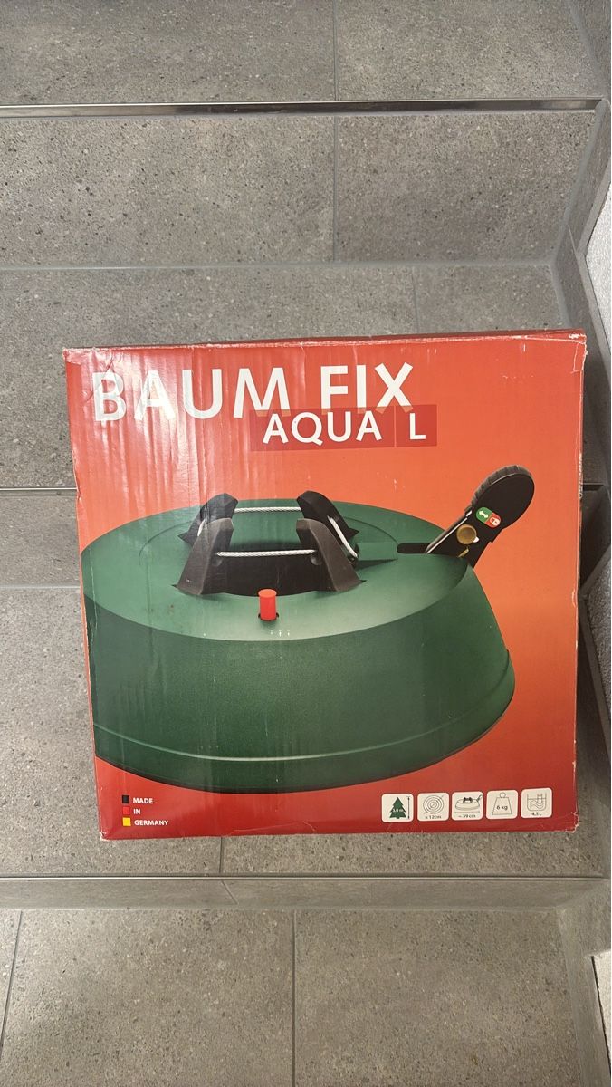Basi per albero di Natale: BaumFix Aqua L Weihnachtsbaumständer - Einfache Bedienung – Usato da rheineck venduto da Neshi06