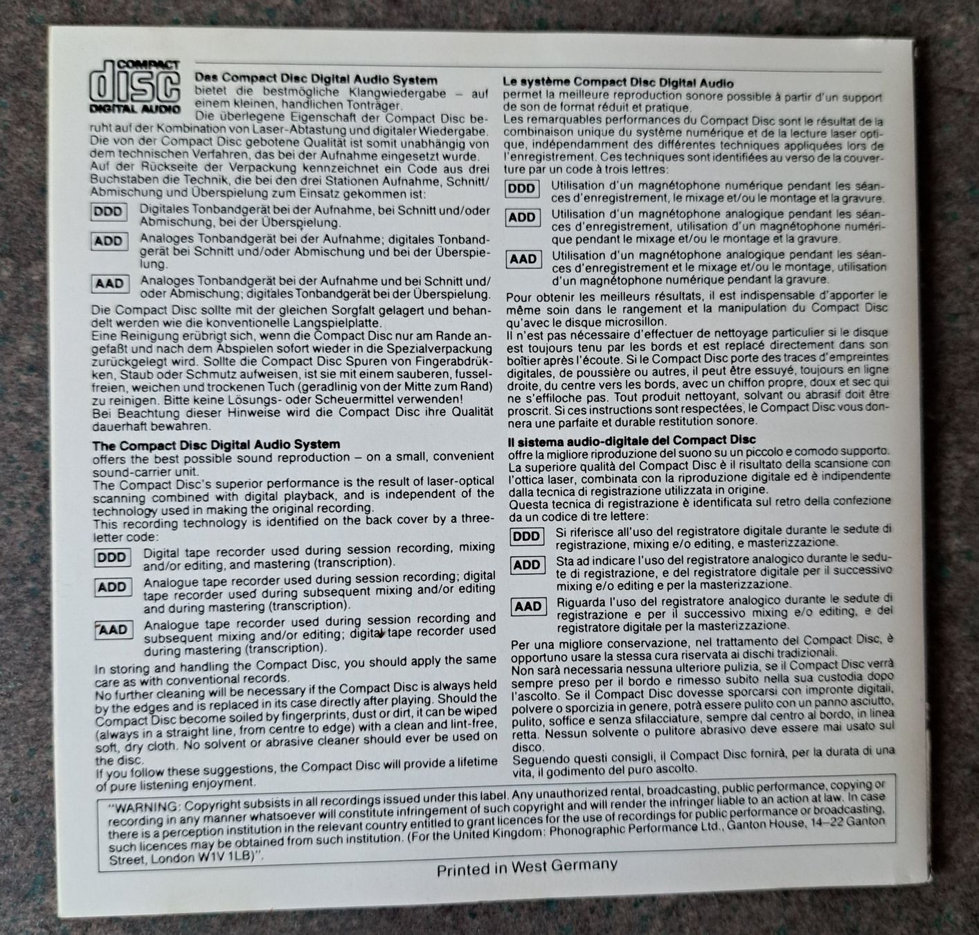 CD: Destruction - Release From Agony ORIGINAL CD – Usato da Solothurn venduto da Temple_of_Triton 3