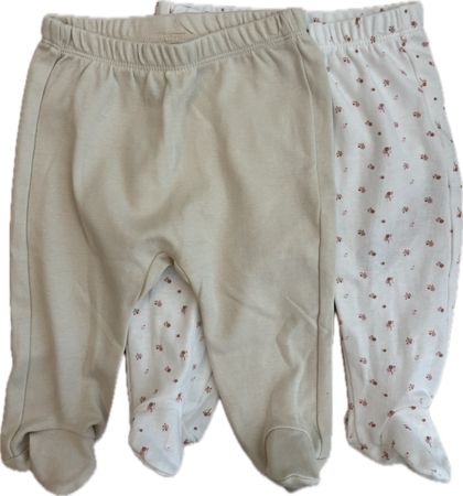 2x Baby Stramplerhosen Gr. 62