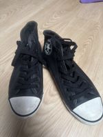 Converse Chuck Taylor Leder schwarz High Top Schuhe