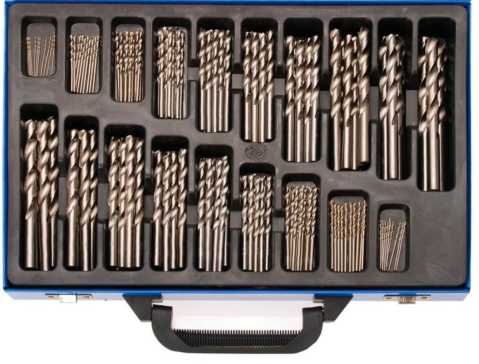 Spiralbohrersatz 1 bis 5,9 mm HSSG mit Kreuzanschliff 50 tlg