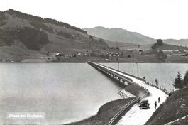 Sihlsee SZ Viadukt Willerzell Richtung Birchli Oldtimer 1938
