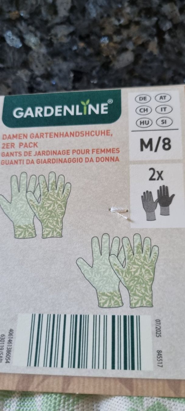 Guanti & manicotti: Gartenhandschuhe Damen, Gardenline, Gr. M, 2er Pack – Nuovo (secondo la descrizione) da egliswil venduto da Maggy6 1