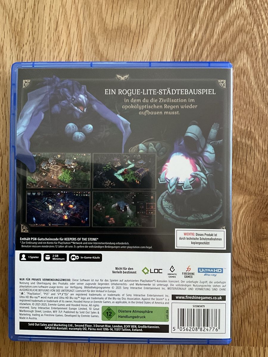 Jeux: PS5 Spiel Against the Storm – D'occasion à Luzern par Eureedudeheit 1