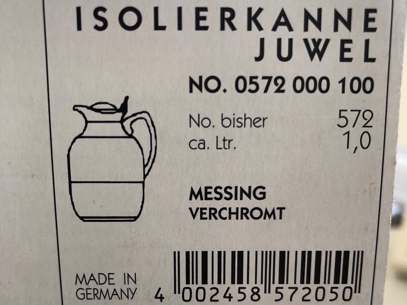 Teiere: Isolierkanne Juwel – Nuovo e nell'imballaggio originale da Rebstein venduto da Jaka62 2
