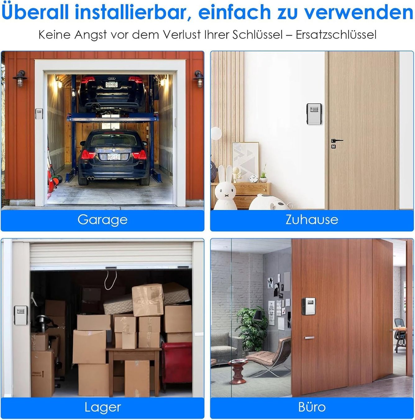 Coffre-fort: Schlüsseltresor mit Zahlencode – Neuf avec emballage d'origine à Geneve par Titi2008 6