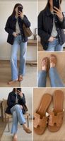 Sandales en cuir véritable – Neuves – Pointure 39
