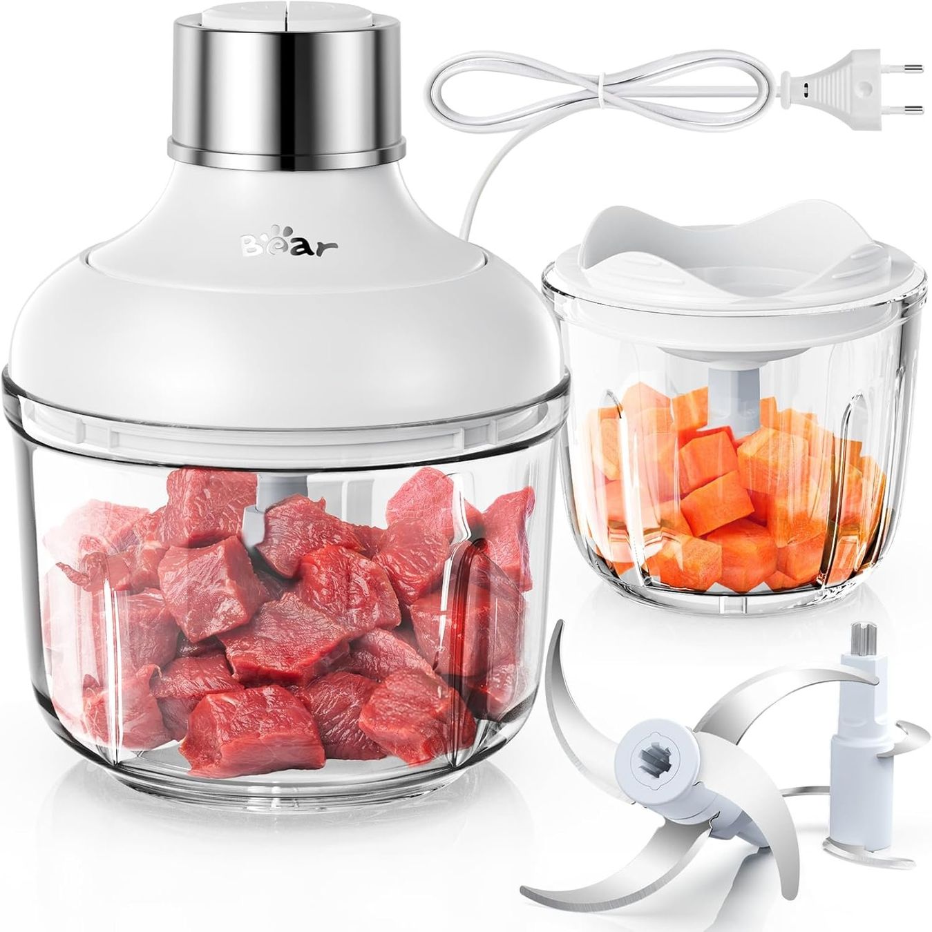 Elettrodomestici da cucina: Elektrischer Zerkleinerer mit Glasbehälter – Nuovo e nell'imballaggio originale da Herisau venduto da Senn24
