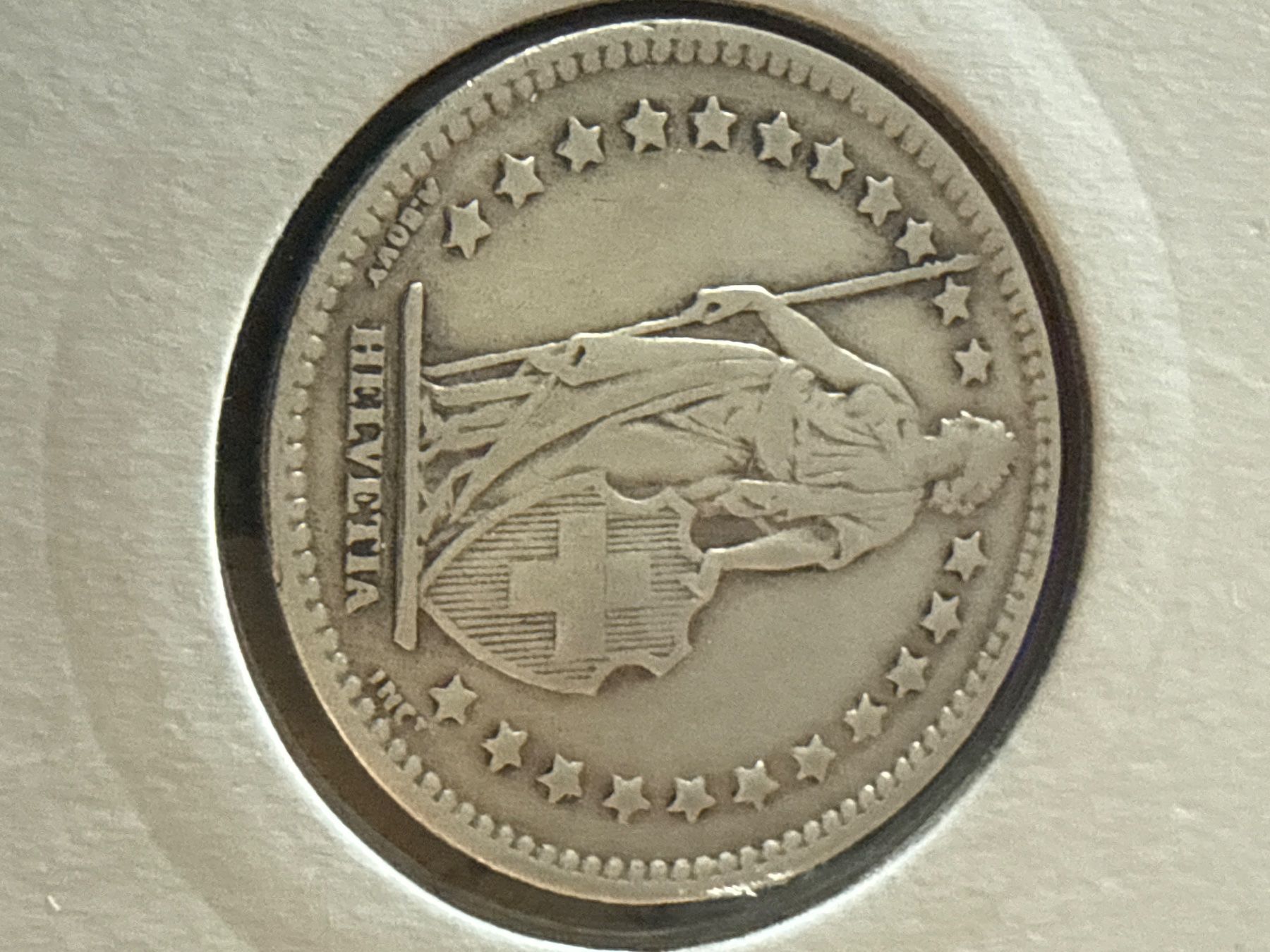 Tutti le monete: Swiss 1 franc 1921 Silver Coin – Usato da Pully venduto da ta571 2