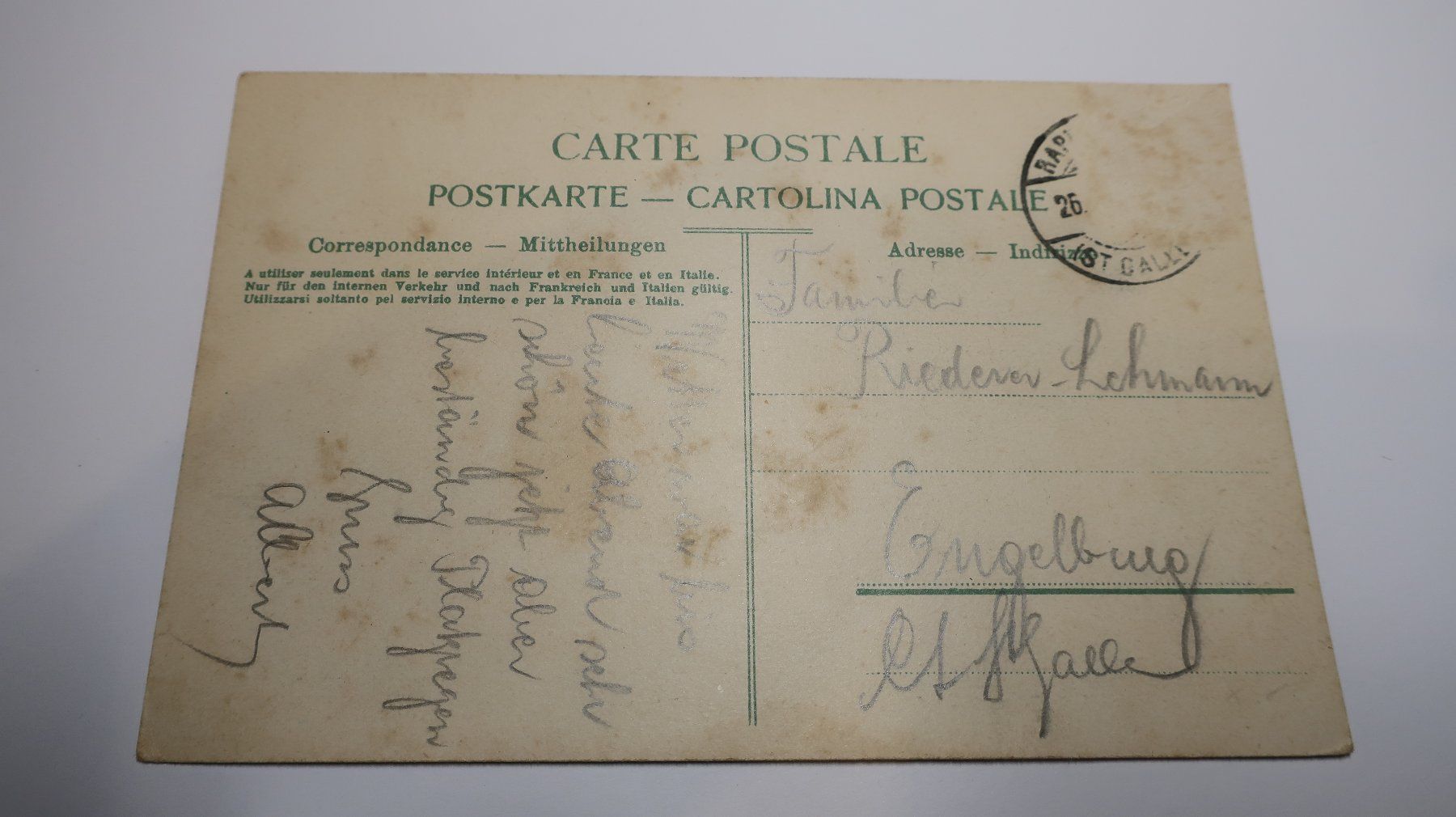 Cartes postales: Rapperswil – Défectueux à Cormoret par Pascalll2001 3