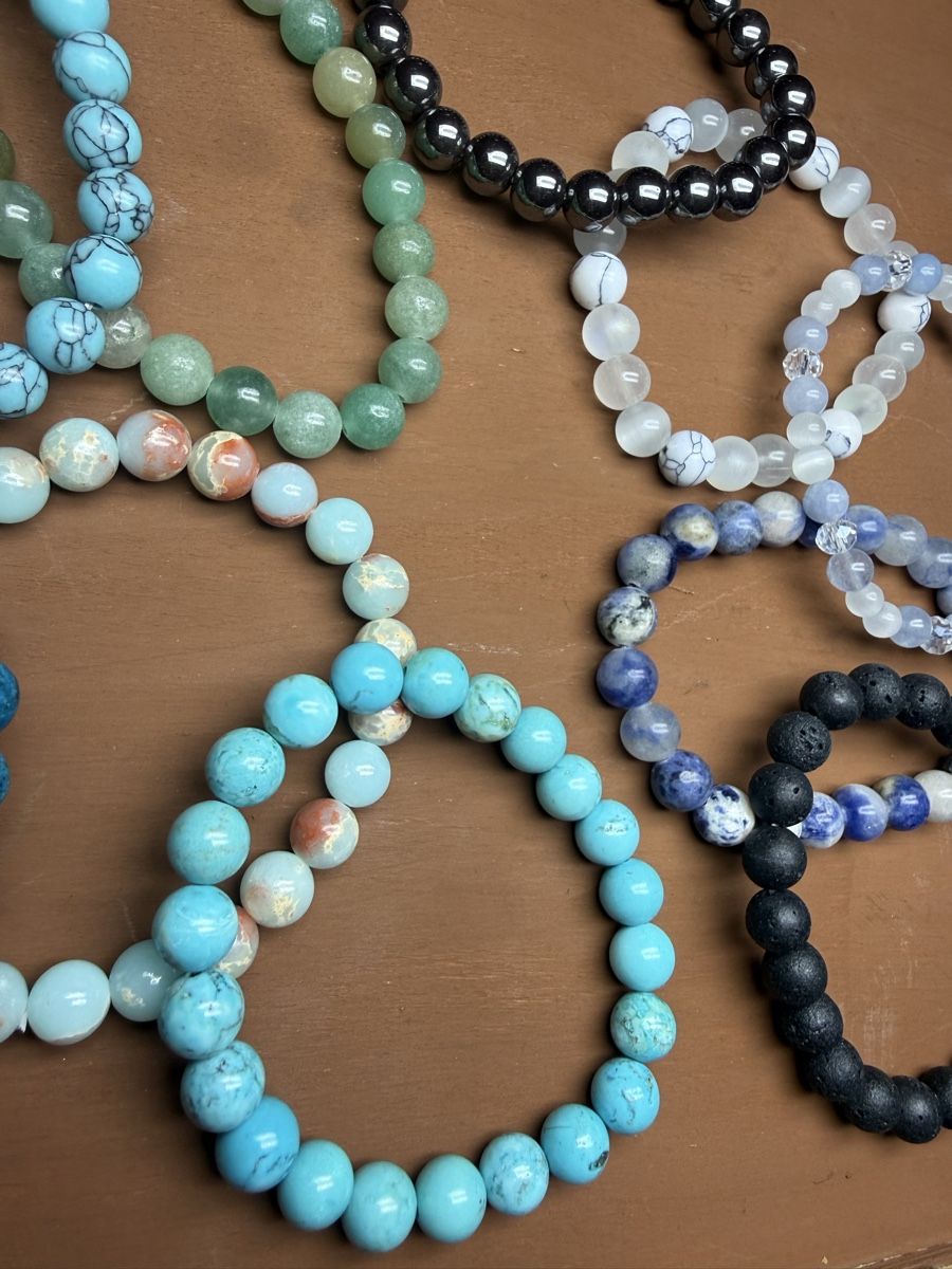 Armbänder & -reifen: Stretch Bracelets Gemstone Assortment Set of 9 pcs – Neu und originalverpackt aus Wald ZH von Carloiten 4