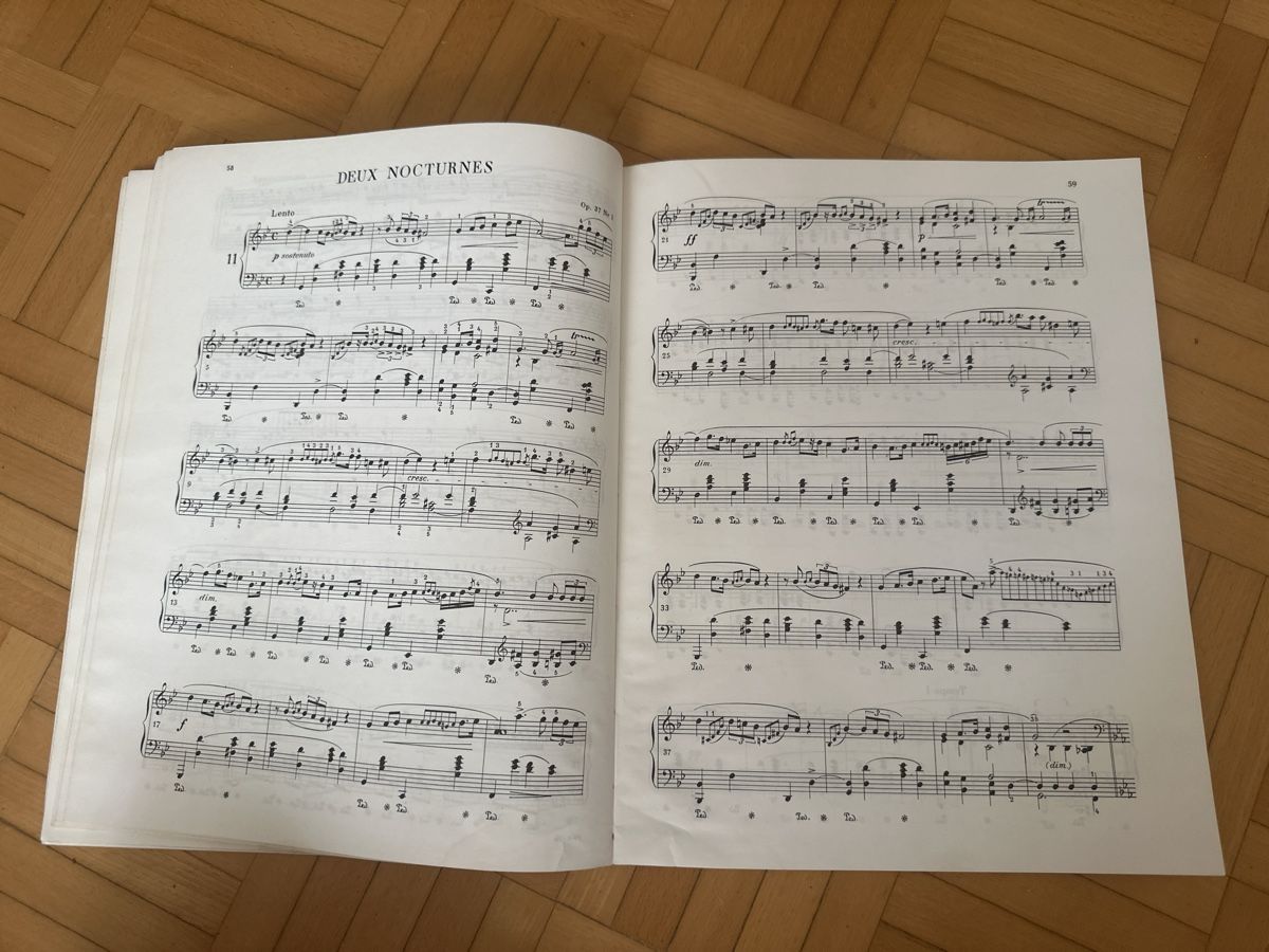 Bücher: Klaviernoten Chopin Nocturnes – Gebraucht aus Urdorf von robobespannung 3