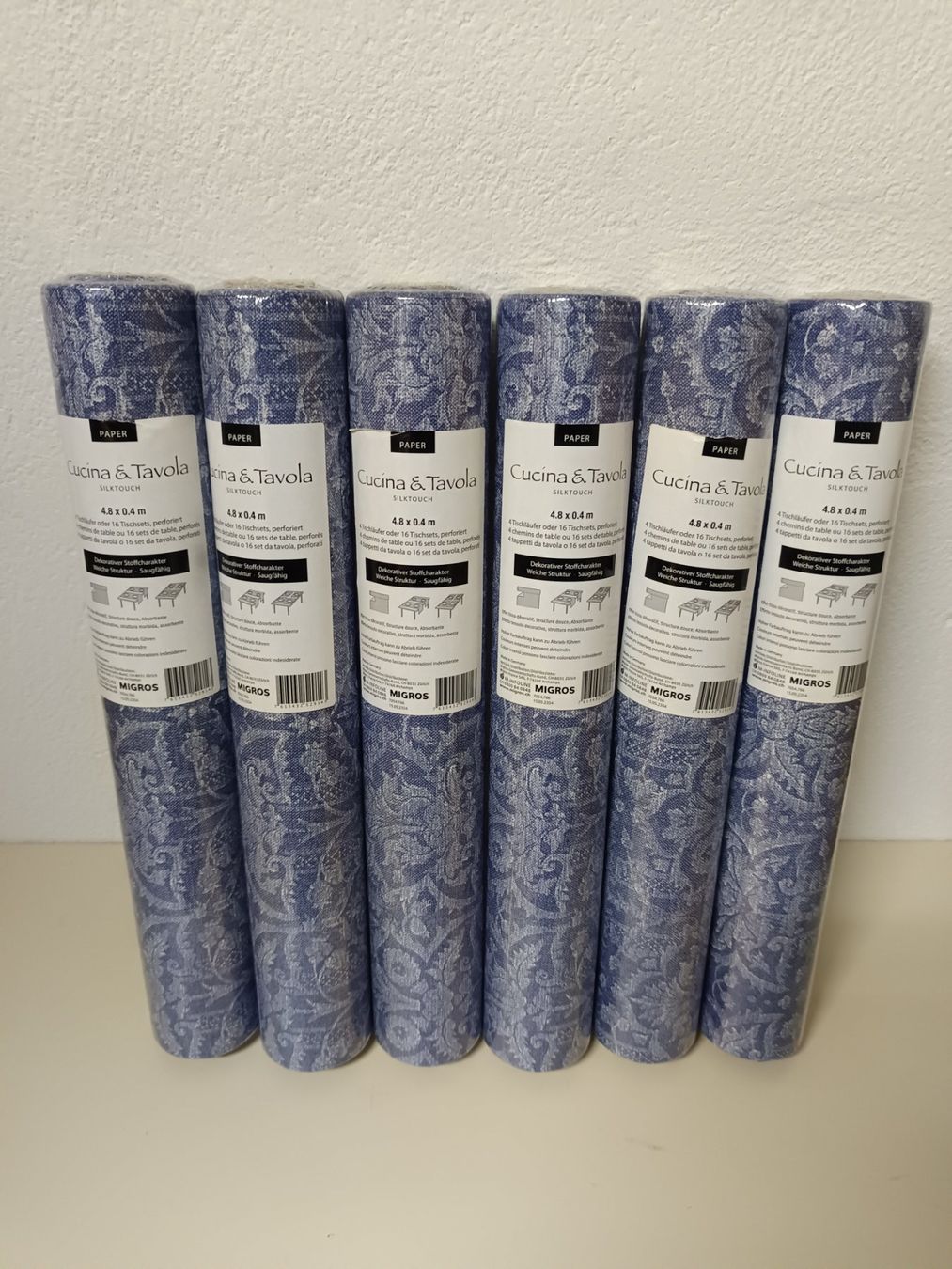 Tischset: 6 x neue Tischläufer/Set – Neu und originalverpackt aus Rüthi (Rheintal) von Balty