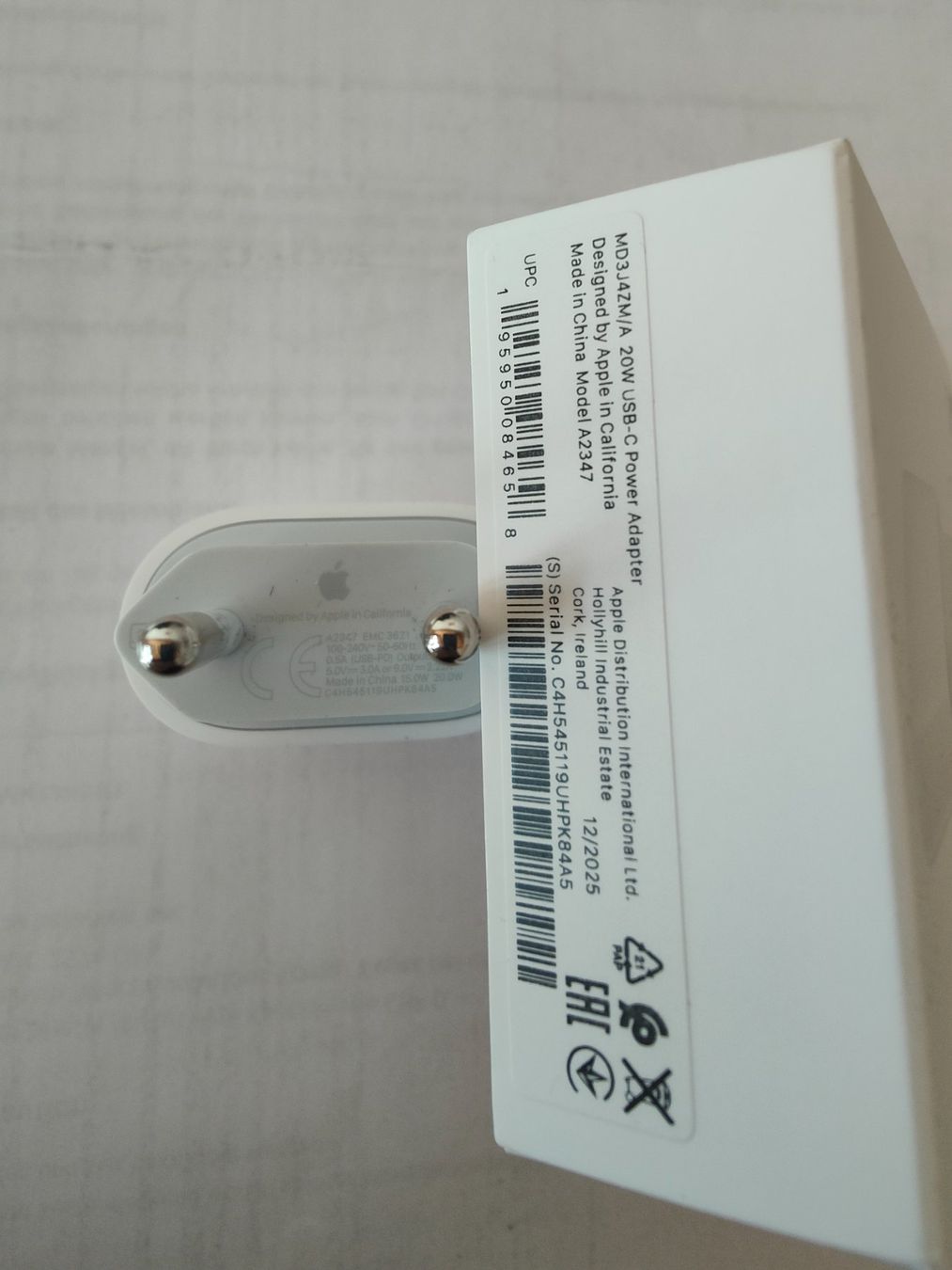 Apple Ladegeräte: Apple 20W USB-C Power Adapter neuwertig – Neu (gemäss Beschreibung) aus Adelboden von rol_4zgi 2