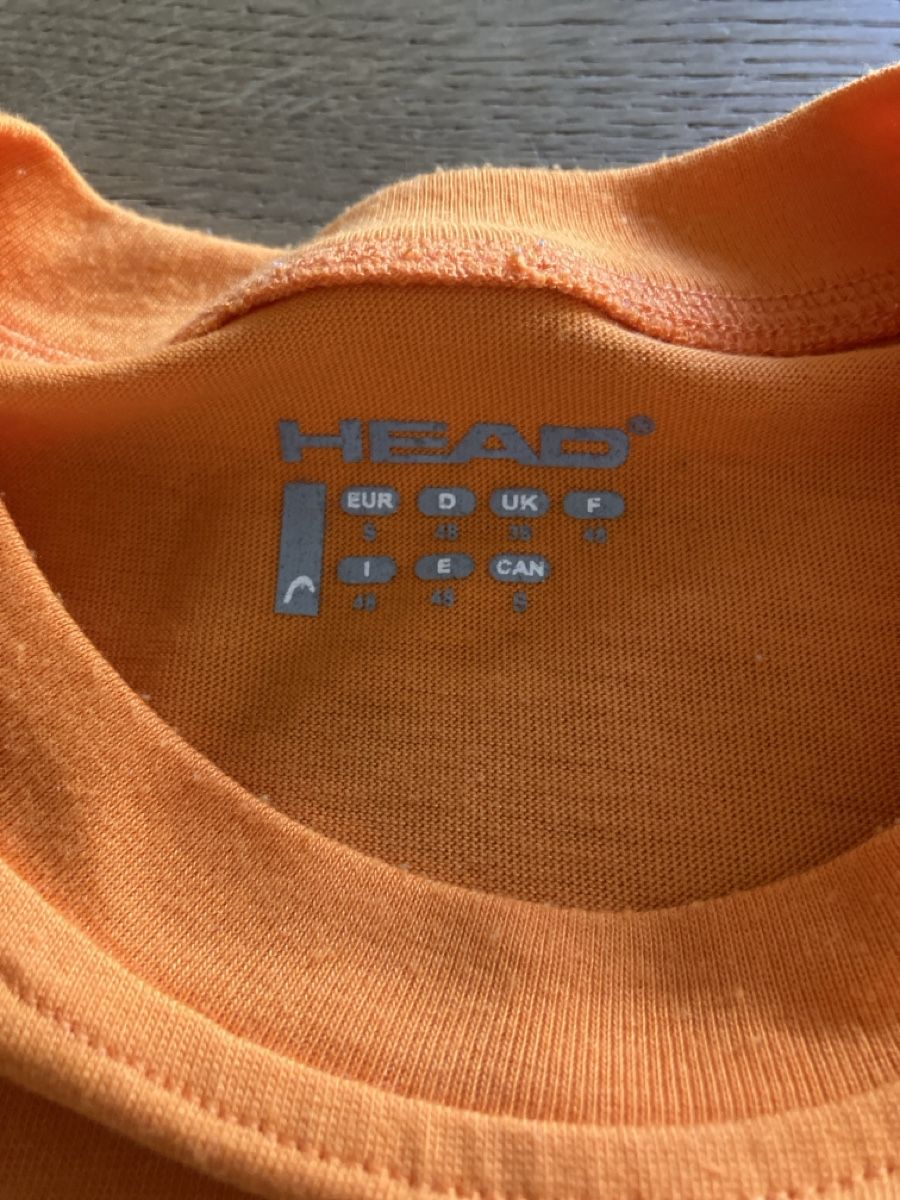 Head T-shirt: Head T-Shirt 48 orange – Usato da Segnas venduto da baditschun 1