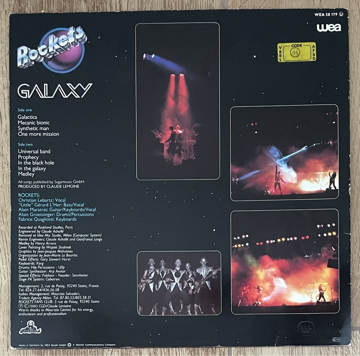Schallplatten: Rockets ‎– Galaxy – Gebraucht aus Aadorf von Assyrian-Bazar 1