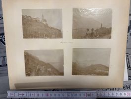 Foto Incollate 1899 Locarno e Ronco su un unico cartoncino