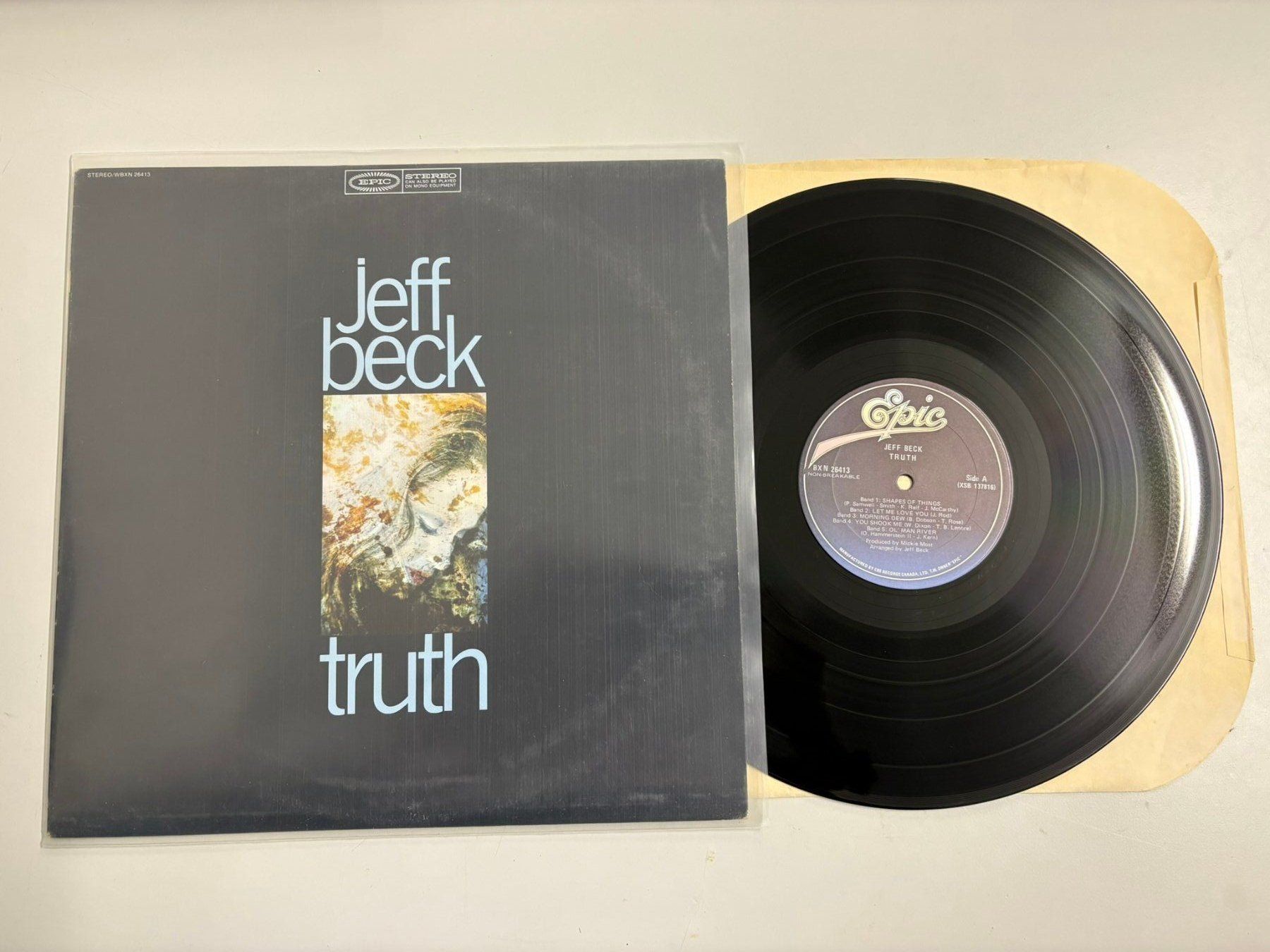 Schallplatten: Beck, Jeff  - Truth - CAN - Epic – Gebraucht aus Zofingen von Bigron