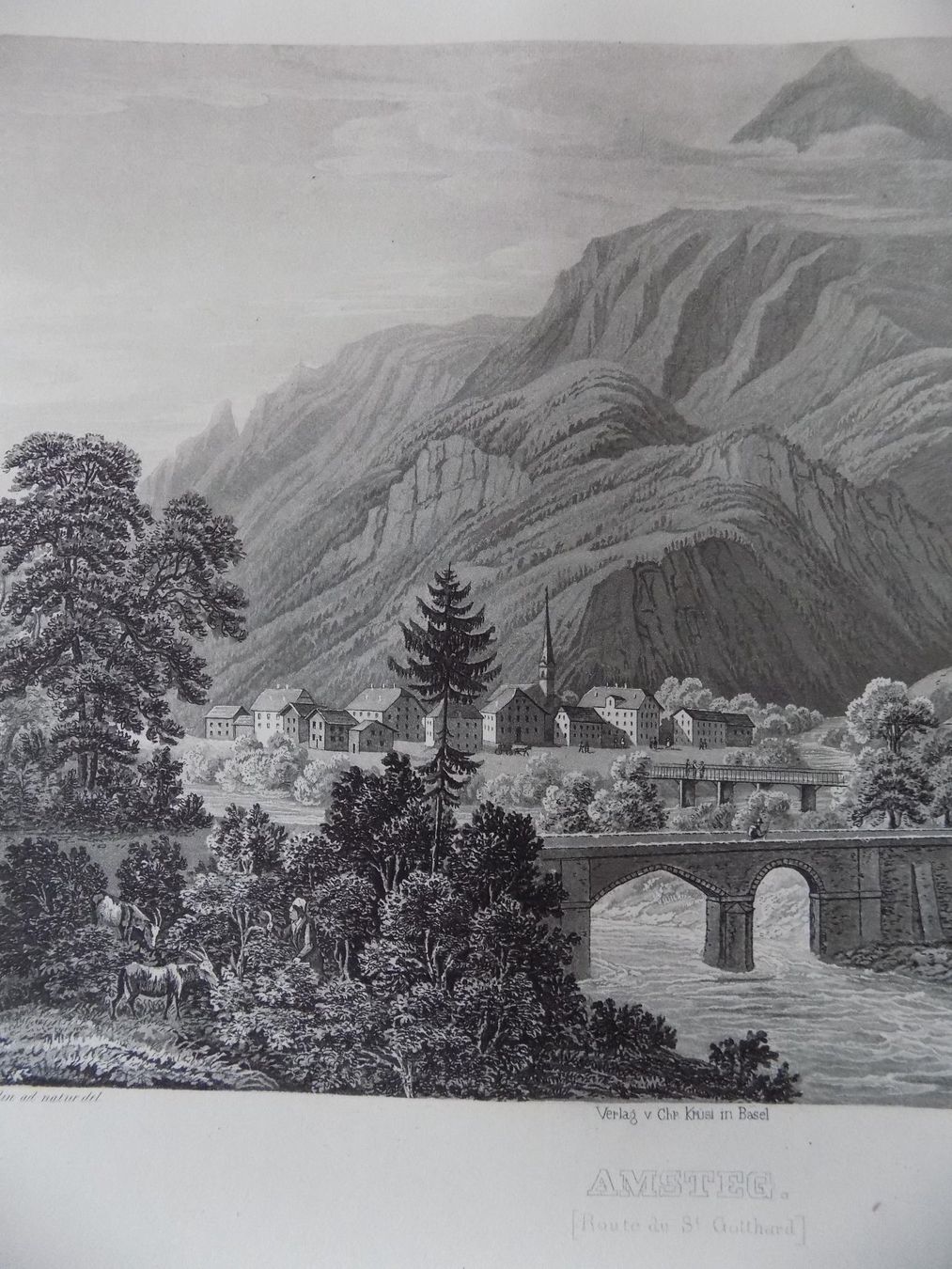 Gravures: Amsteg Uri – D'occasion à Risch par Rischli15 4