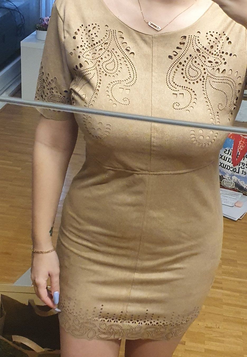 Vestiti: Robe beige douce taille M à motifs – Nuovo (secondo la descrizione) da Versoix venduto da aline_b 1