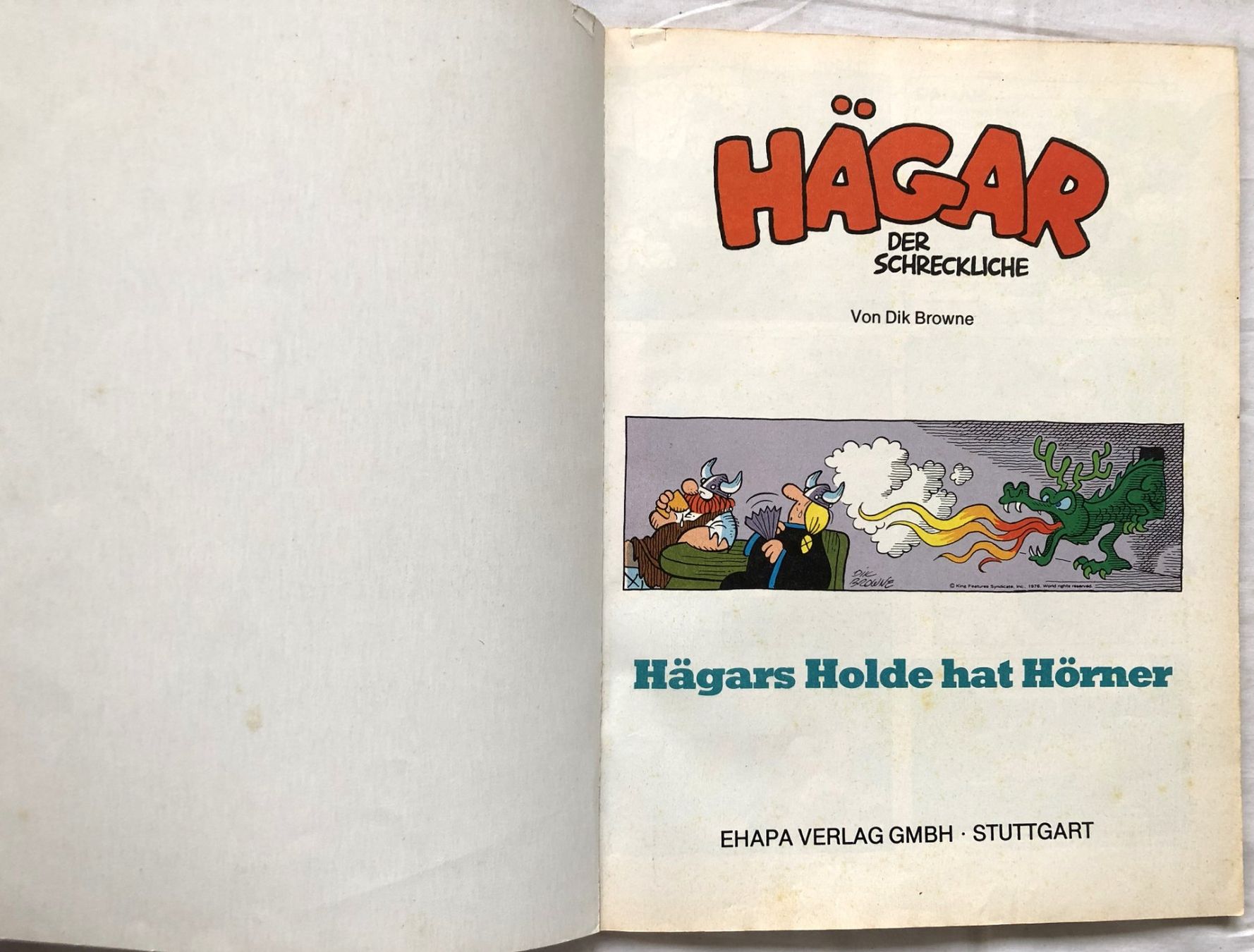 Fumetti: HÄGAR - DER SCHRECKLICHE - Bände 14 + 16 – Usato da Schaffhausen venduto da durruti 4