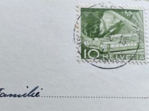 Cartoline postali: Ansichtskarte Genève s/w 1950 – Usato da Wildhaus venduto da Hukwildhaus 4