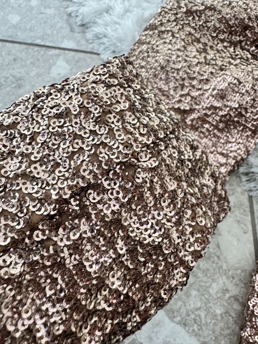 Giacche: Sparkling Rose Gold sequins jacket vintage ✨ – Usato da Cham venduto da chrispluess 1